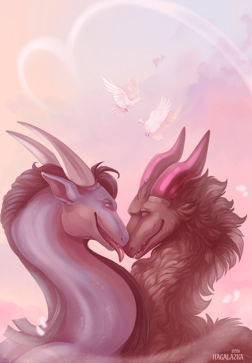 Hagalazka's tweet image. Spreading love today 💖