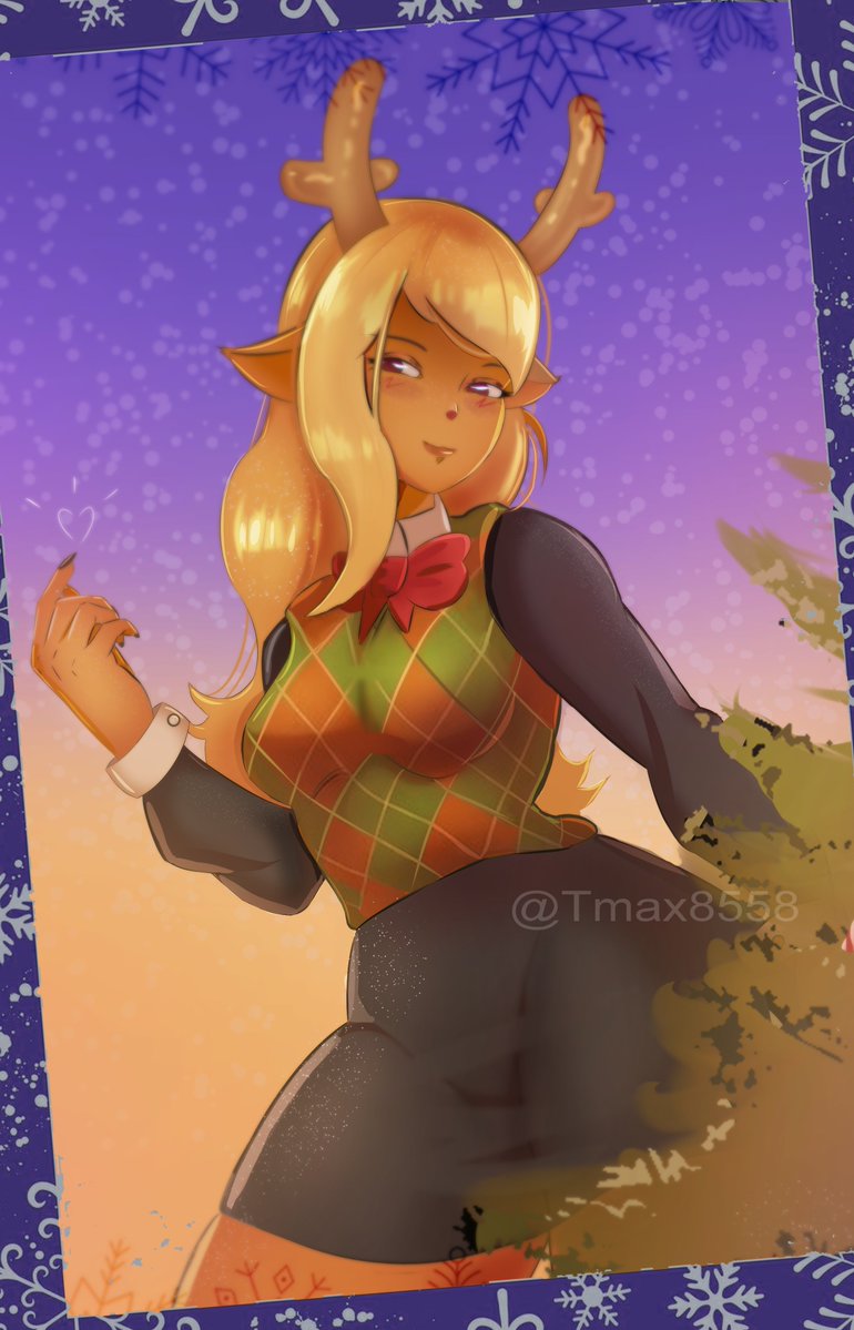 Feliz Día del Amor y la Amistad 💕 Les traigo este dibujito de Noelle para que el día sea aún más especial. ¡Que lo pasen lindo! ❄️🦌 ----------------------------- #NoelleHoliday #Deltarune #Noelle #Fanart #Undertale #DigitalArt #sanvalentín