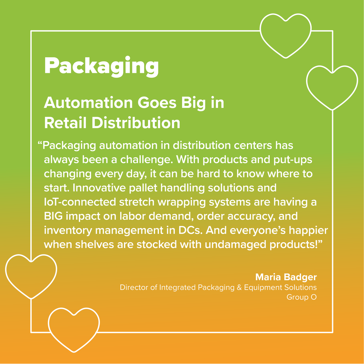 We’re celebrating Valentine’s Day by sharing what we love about innovating at Group O. From collaboration to problem-solving that makes a real impact for our clients, innovation here is driven by teamwork and a shared commitment to doing things better every day. #ValentinesDay