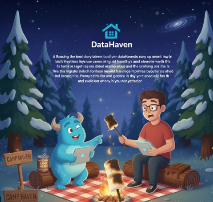CryptonPrime's tweet photo. @DataHaven_xyz Just dropped a new S’mores &amp; Stories scene 🔥🍫✨

Crackling campfire, gooey marshmallows, melted chocolate, and late-night data dreams under the stars. Where storytelling meets innovation and every spark turns into insight.
@DataHaven_xyz https://t.co/yoPC7mScOY