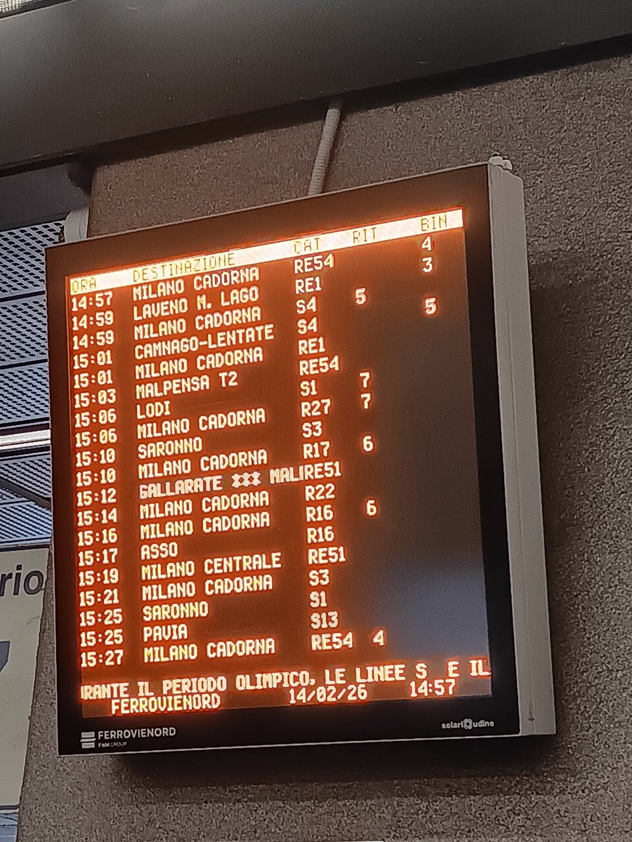 Altra grande prestazione da medaglia di <a href="/OfficialTrenord/">Trenord</a> #OlimpiadiInvernali2026 <a href="/TrenordVictims/">Trenord Victims</a>