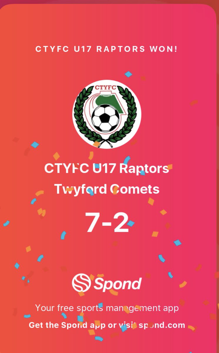 CTYFC Raptors U17 2025/26 tweet media