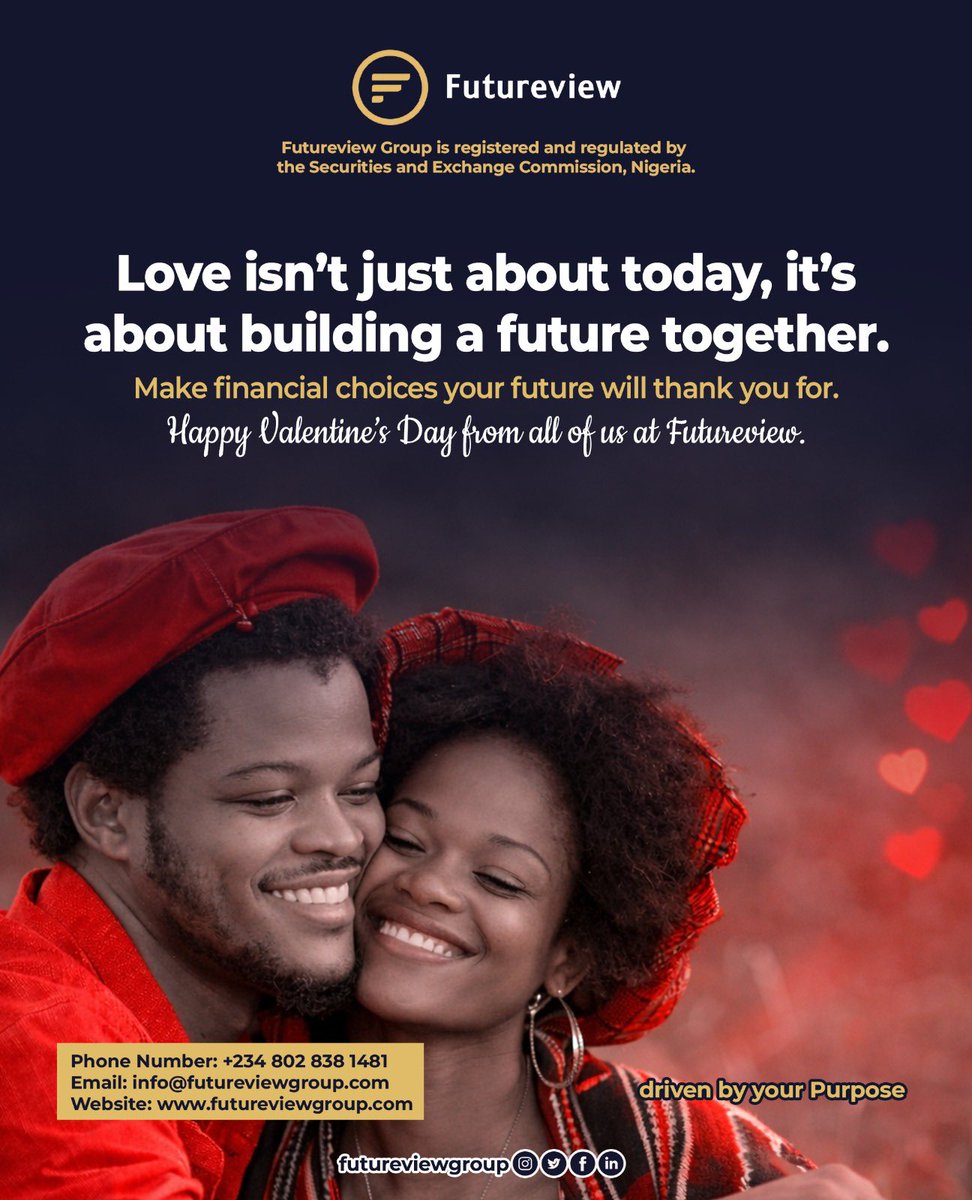 Roses fade, chocolate melts… but smart financial choices last!  Celebrate love and a secure future this Valentine’s Day.

From everyone at Futureview, with love!

#MutualFunds #Stocks #Portfolio #Finance #AssetManagement #Investments #InvestmentBanking #FutureviewGroup
