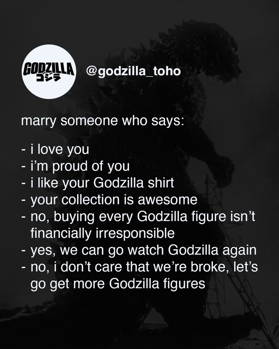 Godzilla is very Roar-mantic 💖