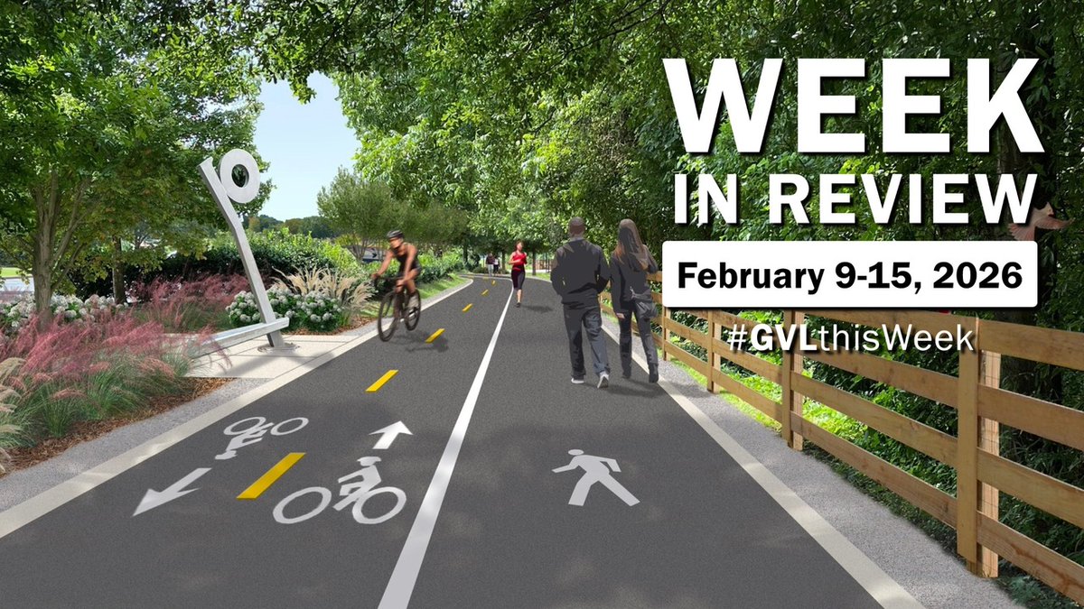 CityGreenville's tweet photo. ๐น๐ Wheels up for our skate park and pump track. ๐ด๐ฝโโ๏ธ๐๐ป Separate lanes on a section of the Swamp Rabbit Trail. ๐จ ALERT: #GreenvilleSC's crime rate falls to a 25 year low as our population rises. Here's #GVLthisWeek โก๏ธ https://t.co/gVR7x66d7S https://t.co/ZT0KFBbbuc