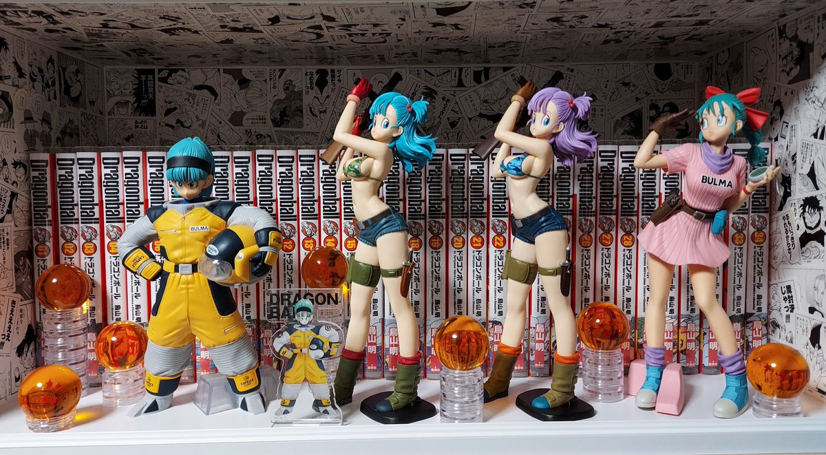 ブルマ推し フィギュアは、悟空とブルマだけ集めるのもいいかもしれ