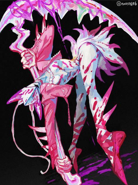 nass9696's tweet photo. Orchid Mantis Executioner🌸
＃oc https://t.co/02yuScowwl