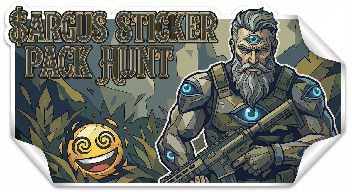 📢 Our $ARGUS Telegram Sticker Pack Hunt contest starts Sunday Feb 15th at 3pm EDT / 8pm UTC / 9pm WAT!

🎉5 PRIZES🎉
🥇$20 🥈$15 🥉$10 🏅$5 🏅$5

👉 Enter ONLY on Telegram: t.me/arguscoinsol

#ARGUS #Crypto #Memecoin #Competition #Prizes