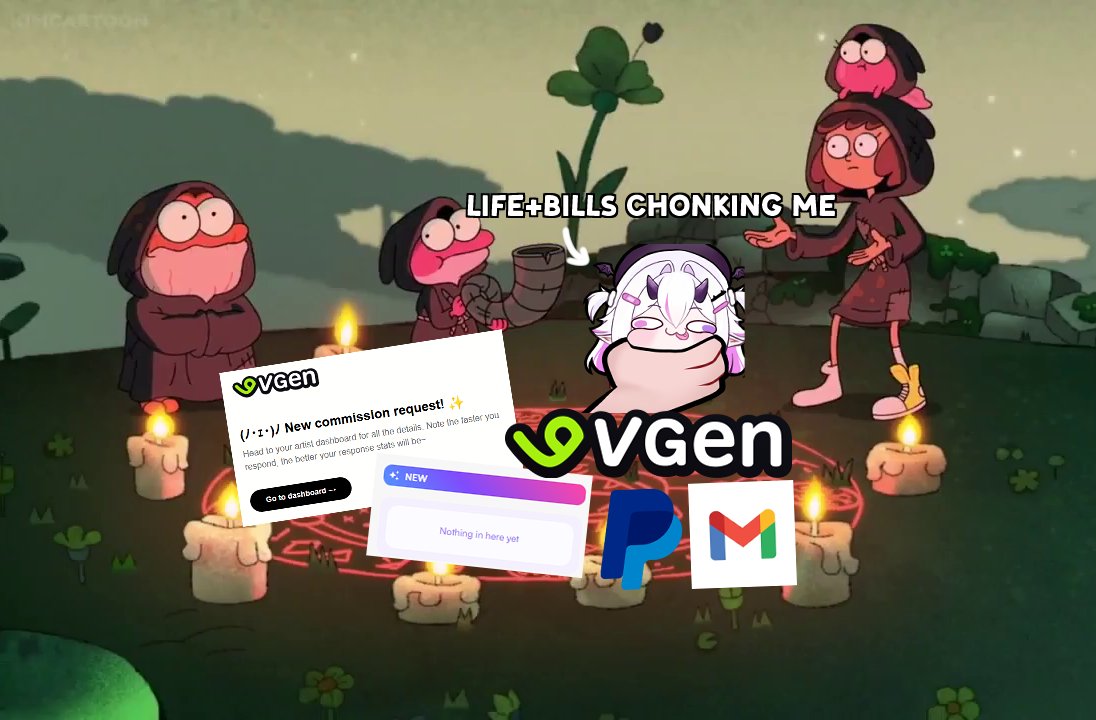 MANIFESTING(╯˘ -˘ )╯
New commission request!
New commission request!
New commission request!

#artmoots #smallartist #VGenComm