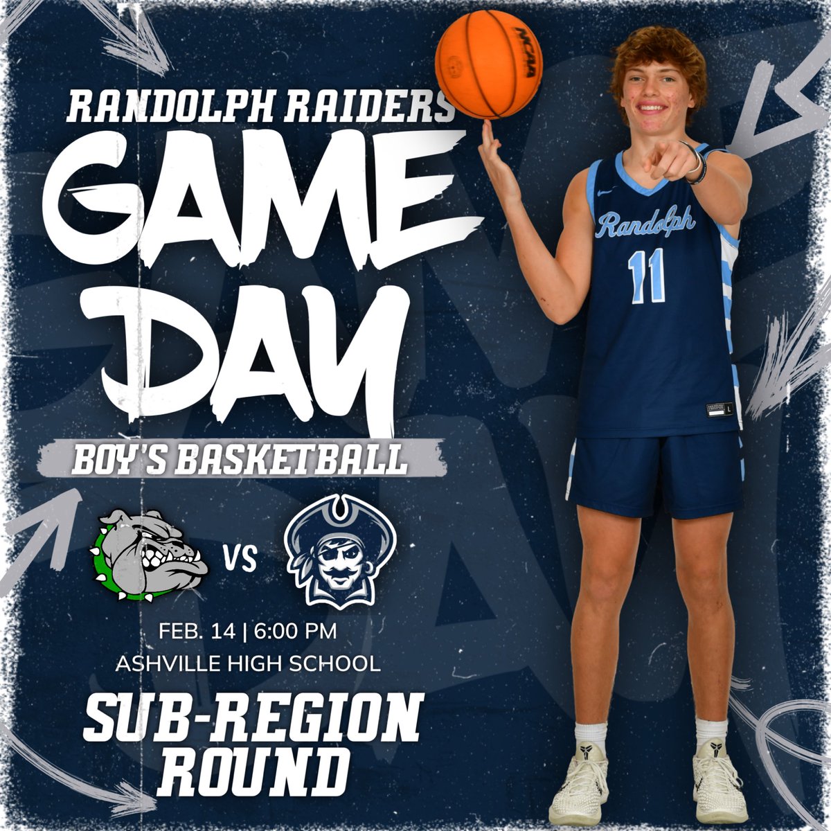 Randolph Basketball tweet media