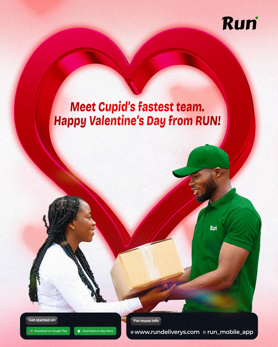 Happy valentines day from all us at RUN