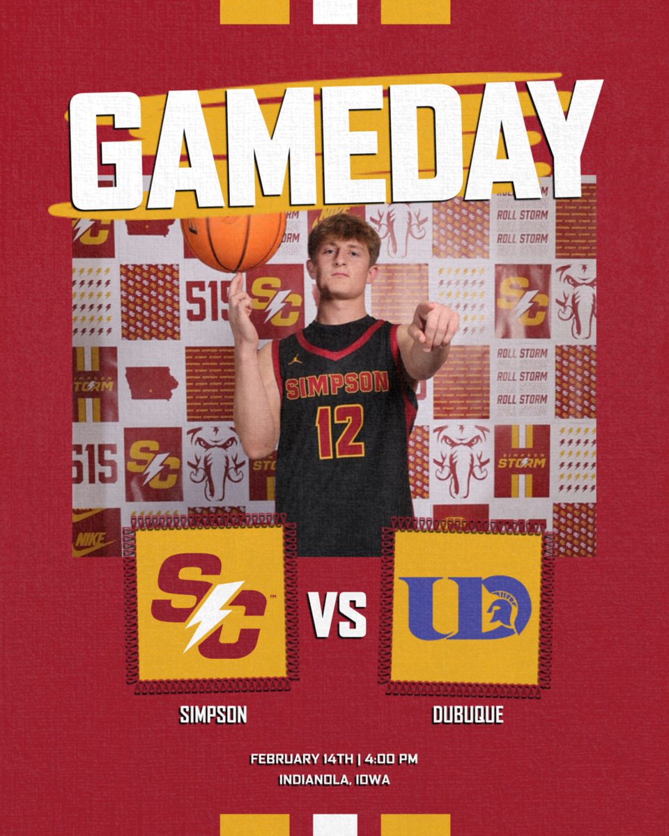 Simpson Men's Basketball tweet media