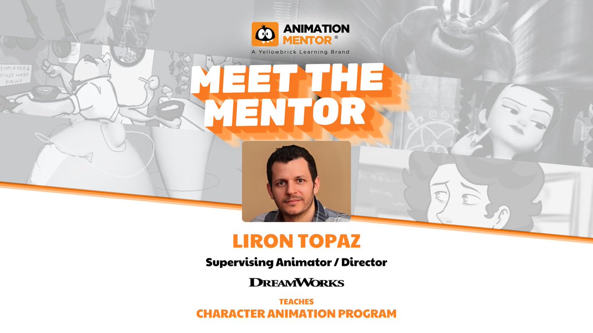 AnimationMentor's tweet image. Liron Topaz works as a supervising animator and director at DreamWorks Animation. His award-winning short, Bilby, was even shortlisted for the Academy Awards! 

Learn more about Liron: am3d.co/3USyEP4

#animationmentor #3danimation #AMmentor