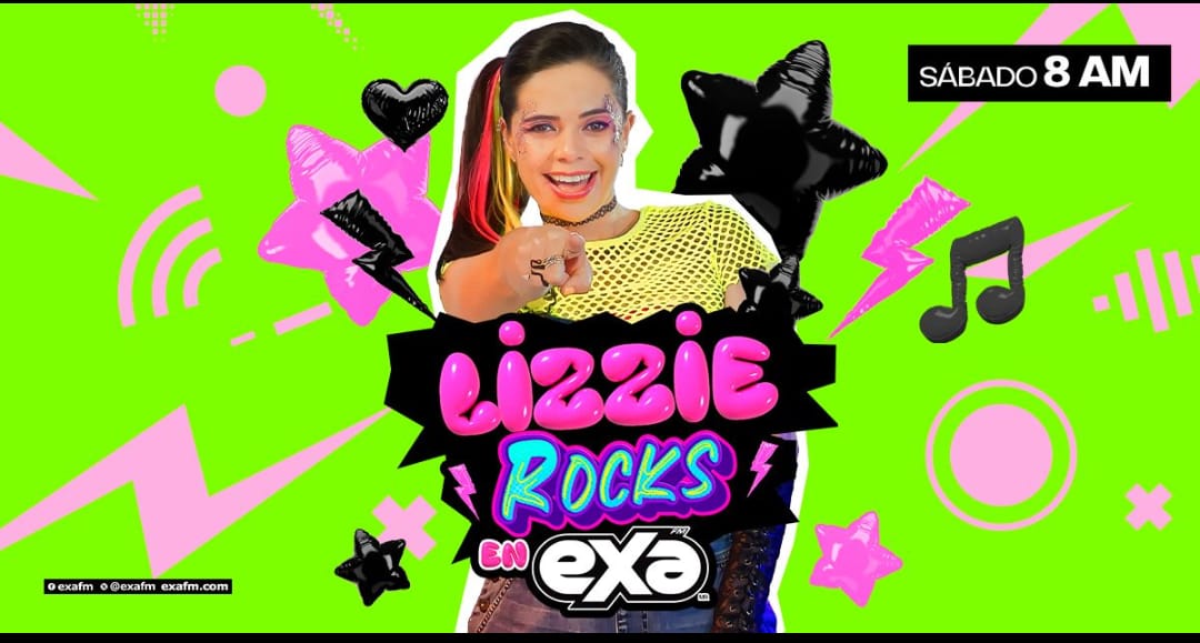 Heeey!!! Heeey!!! Por fin es Sábado y ya está al aire nuestra querida 
  #LizzieRocksEnExa 

EN TODAS PARTES PONTE EXA 🧡 

<a href="/ExaFM/">Exa FM</a>

#PonteRebeldePonteExa 
#ExaRebeldes #LizzieLivers conectados yaaa!!