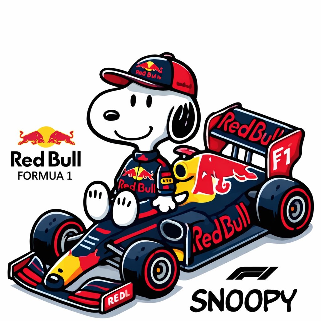 Snoopy x Redbull 🏁🫶