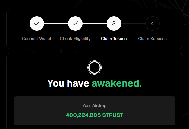 🎯 Snag your $TRUST airdrop with just a few easy steps.

📍 Bridge over to $Base  
📍 Hit the claim page: allocation-intuition.systems/claim  
📍 Grab your allocation  
📍 Head back &amp; swap on $JUP  
All set! 🎉