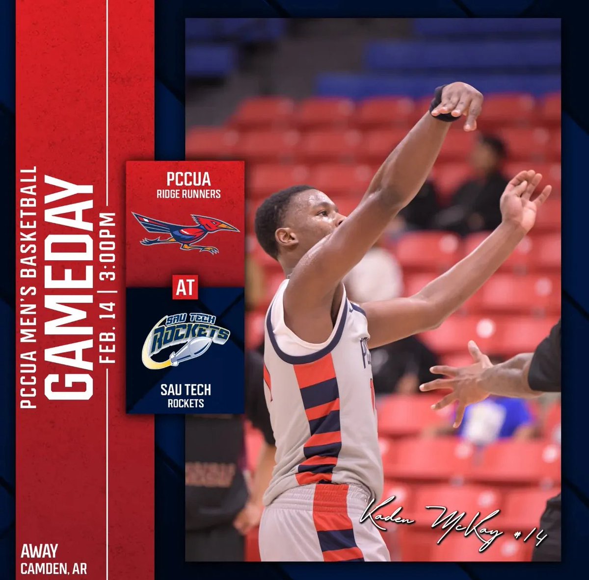 RowdyAthletics's tweet photo. Making the trip to Camden for a showdown with the SAU Tech Rockets. Men tip off is 3:00pm

📺: watch live on YouTube, search SAU Tech Rockets sports 
#allin https://t.co/vPALIQP7ug