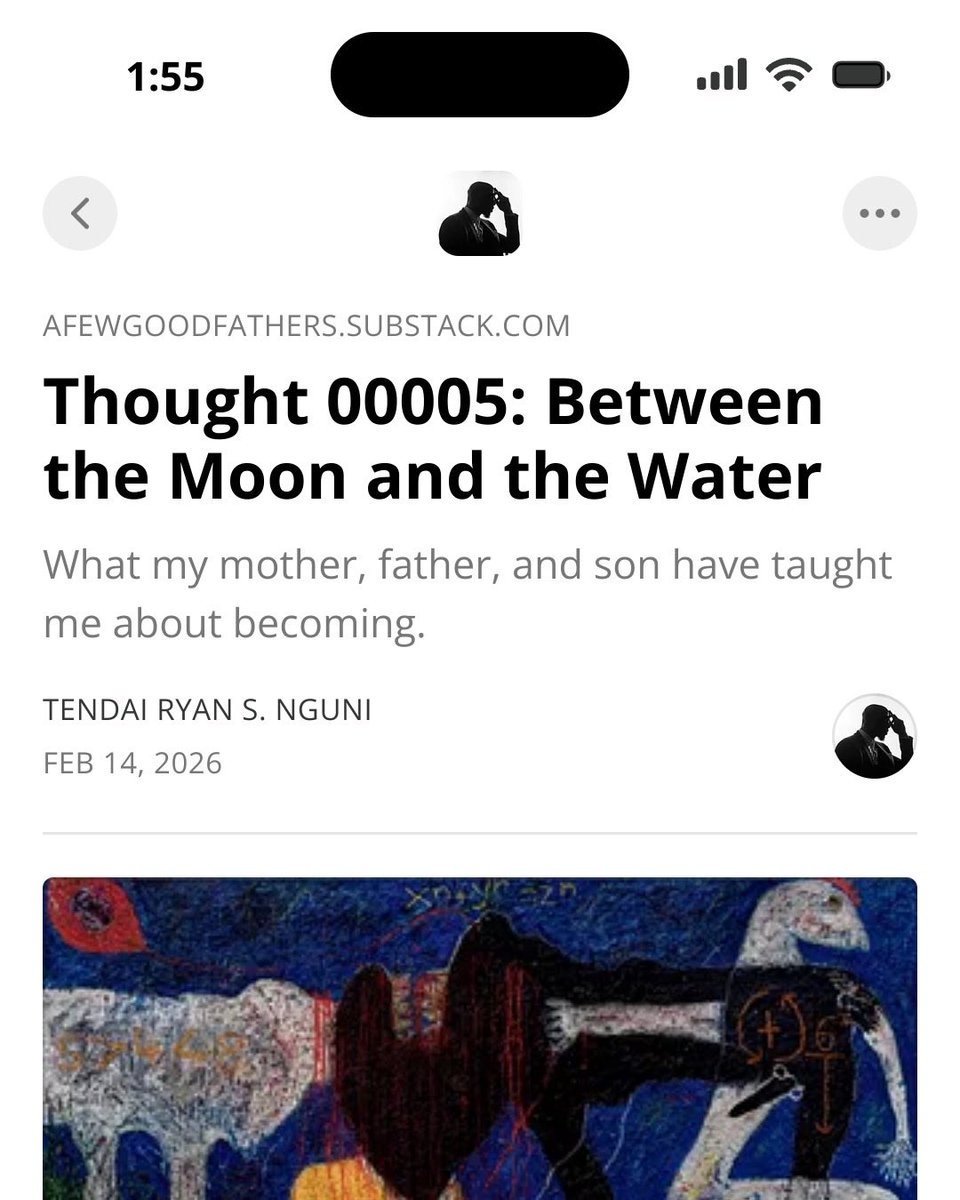I wrote this for the fathers who thought becoming responsible meant killing the little boy who still lives inside of them. 

The ones learning (like me) that the fire doesn't go out, it just changes shape.

I hope this meets you where you are: open.substack.com/pub/afewgoodfa…