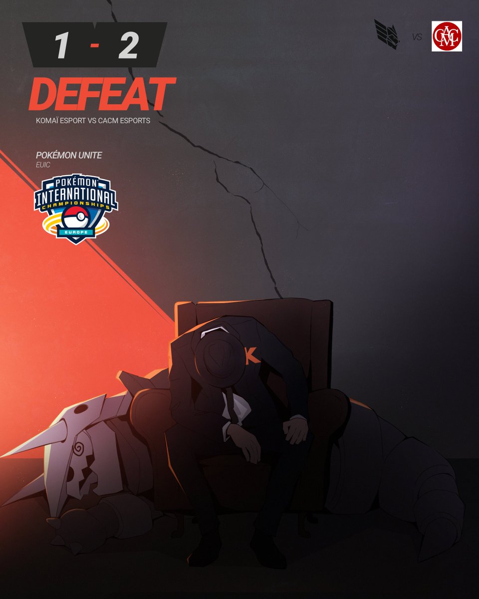 Our journey come to an end... <a href="/UniteEsports/">Pokémon UNITE Championship Series</a> 
GG <a href="/CacmEsports/">CACM ESPORTS</a> 

Send some support to the whole team!

<a href="/GekkOkami/">GekkOkami</a>
<a href="/Ghatlue/">Ghatlue</a>
<a href="/Leognaus/">Nirami</a>
<a href="/ADESuUnite/">ADESu</a>
<a href="/Toast_Unite/">Toast</a>
<a href="/Nils2078/">Nils</a>

<a href="/JunkyGS/">Komaï JunkyGS</a>
<a href="/Alucard_PU/">KOM・Alucard</a>
<a href="/SpataforaS/">Steeve Spatafora</a>