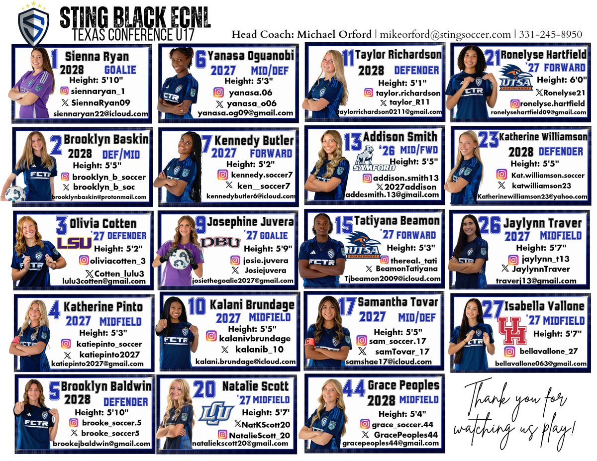 Sting Black ECNL 09G tweet media