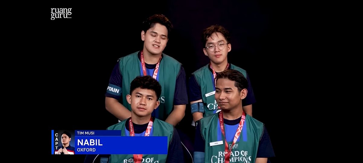 Tim Musi as RUNNER UP of Road Of Champions✨️🏅 Thank you mucii sudah memberikan effort yg maksimal, kerjasama tim yg terbuaikk, dan bonding yg sangat OKE🤍🤍
pokoknya bangga poll sama capt #nabil beserta printilannya #vannatics #nicho #khai 🥳🫶🏻