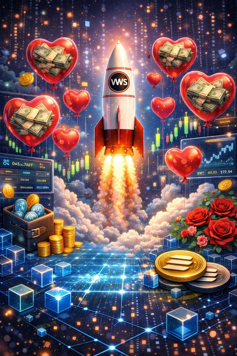 VIRTWS's tweet photo. Love is in the air… and so is the future. 🚀 💛 ❤️ 🚀 Team VWS is preparing something special!! HAPPY VDAY ❤️
#VWS #CryptoLaunch #ValentinesDay #Crypto #Solana #vday #love #ValentinesDay2026 #TradingSignal https://t.co/BHAMJVAfSE