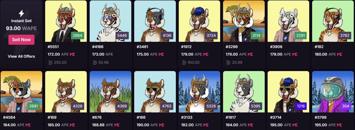 172 $APE, super thin and still rising...