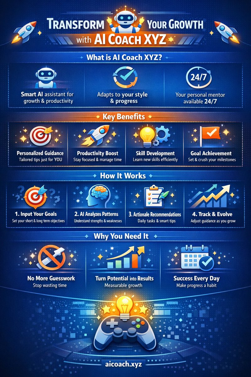 mineella71's tweet image. In a world where life feels increasingly complex, from managing our time to learning new skills or achieving personal goals, 

we often get lost in the chaos of information and endless decisions. This is where @aicoachxyz  steps in, transforming complexity into simplicity.

With…