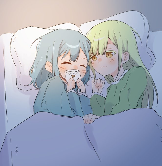 睦が手紙をプレゼントしたら寝る時までずっと手放さずニコニコ嬉しそうだった祥子な幼少期むつさき #むつさき版深夜の真剣創作 