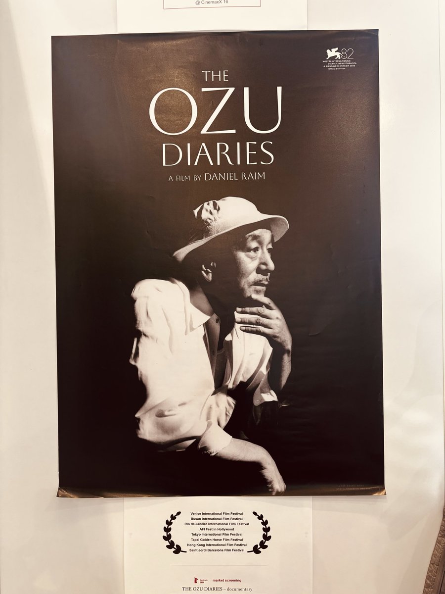 CarlottaFilms's tweet photo. En plein @efm_berlinale @EFM_Berlin, heureux d’annoncer l’acquisition de l’excellent documentaire de Daniel Raim, LES CARNETS D’OZU, lancé au dernier Festival de Venise @la_Biennale. Pour prolonger la découverte permanente de l’immense cinéaste d’Ozu. Passionnant ! Prochainement. https://t.co/FHk9UyUQ0i