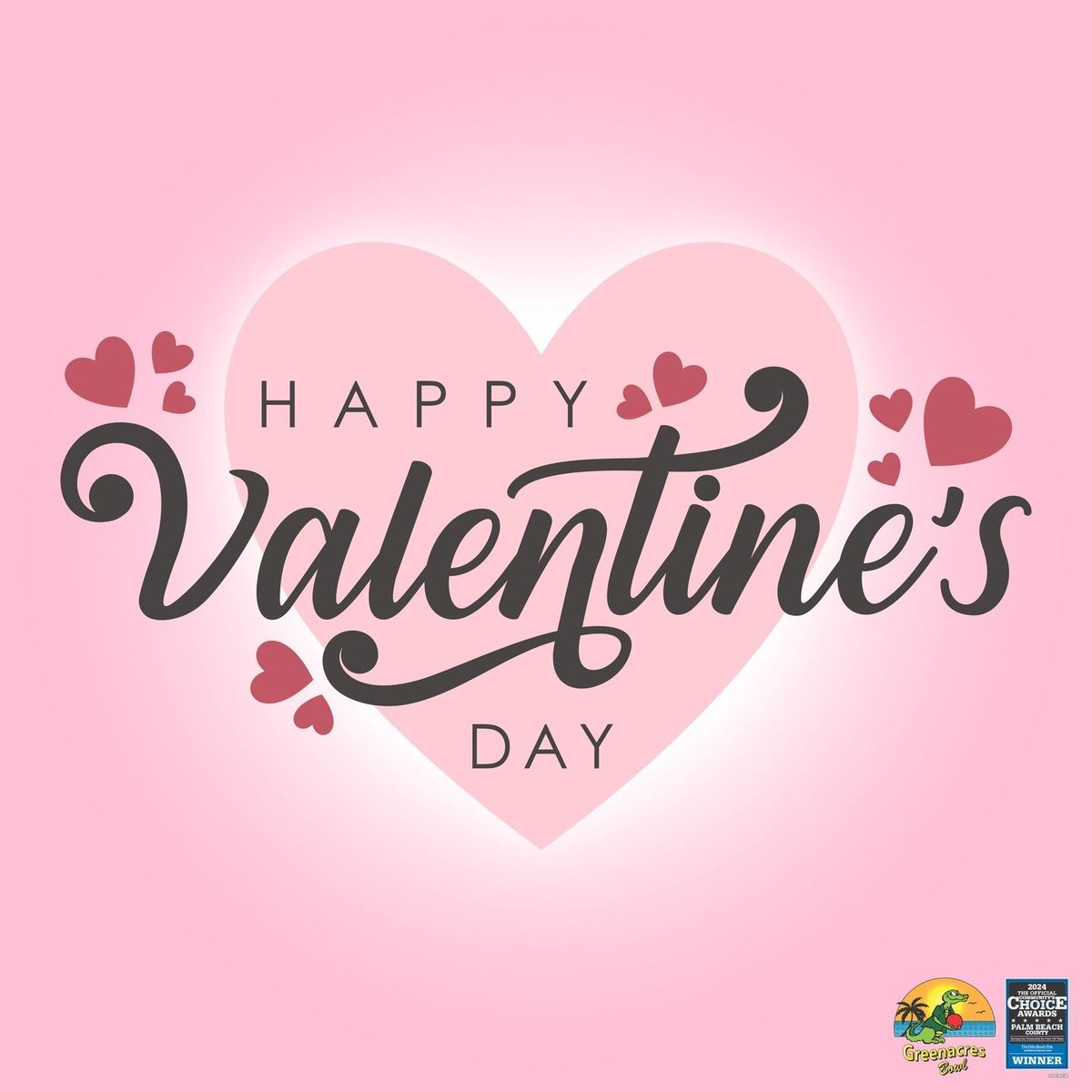 💘 Strike up some fun this Valentine's Day! 💘

Grab your special someone and roll into Greenacres Bowl for a night of strikes, spares, and sweet memories! 🎳❤️

#ValentinesDay #StrikeUpTheLove #Love #GoBowling #GatorBowlingRocks #BestBowlingPBC #CommunityChoiceAwards #Winner