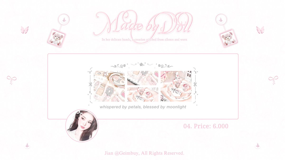 Geimbuy's tweet image. ㅤㅤ
help  repost,  thankyou  so  much.

petite   doll    colection   :   9    layout 
ready  stock  wonyoung  and   anna
price  on  pict.   scroll   for  more,  ❤︎

—————   #zonauang  #zonaba  
ㅤㅤ