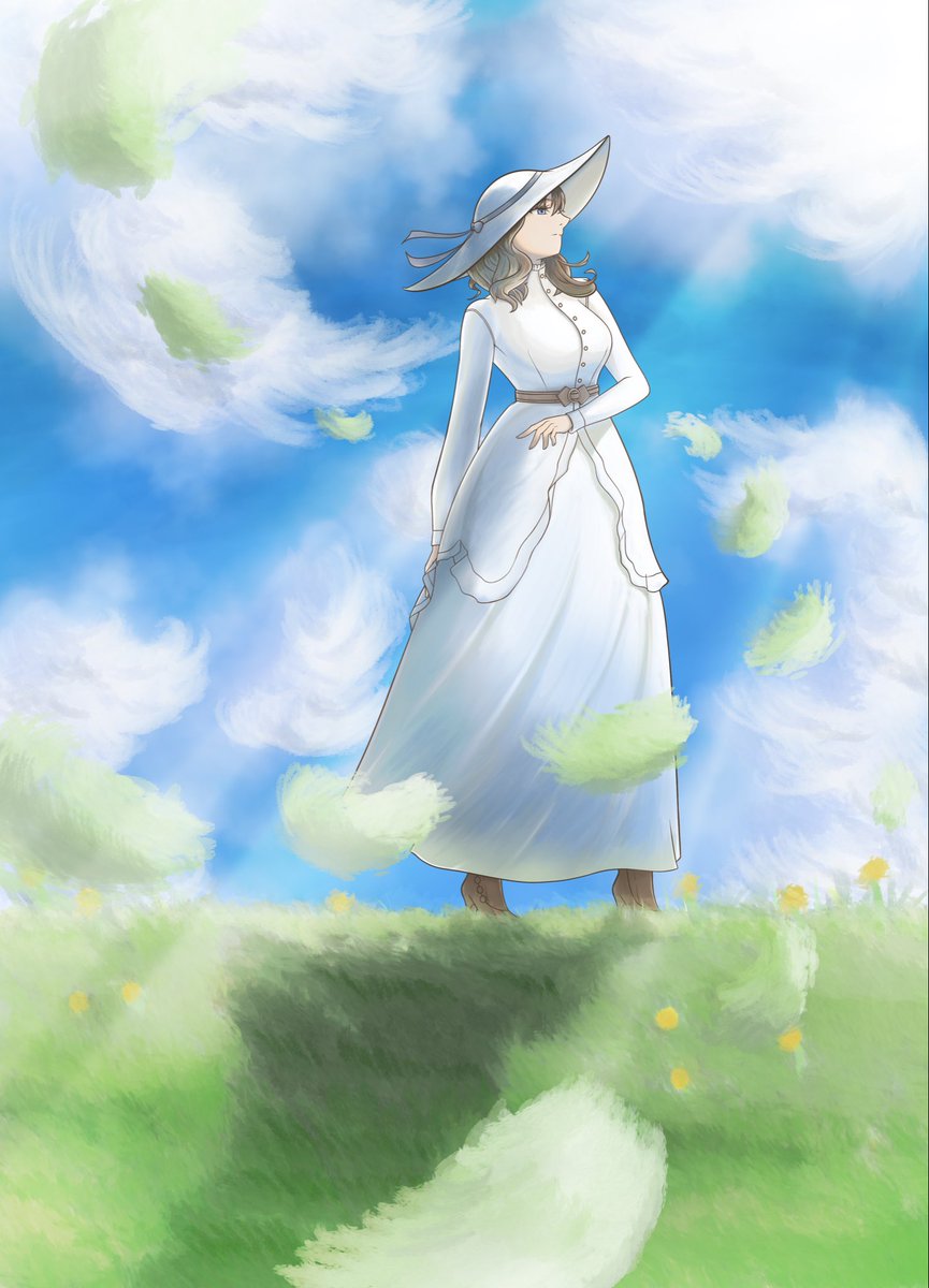amabune1000's tweet photo. 風に吹かれて

 #イラスト
 #illustration https://t.co/vFERc0ZbPf