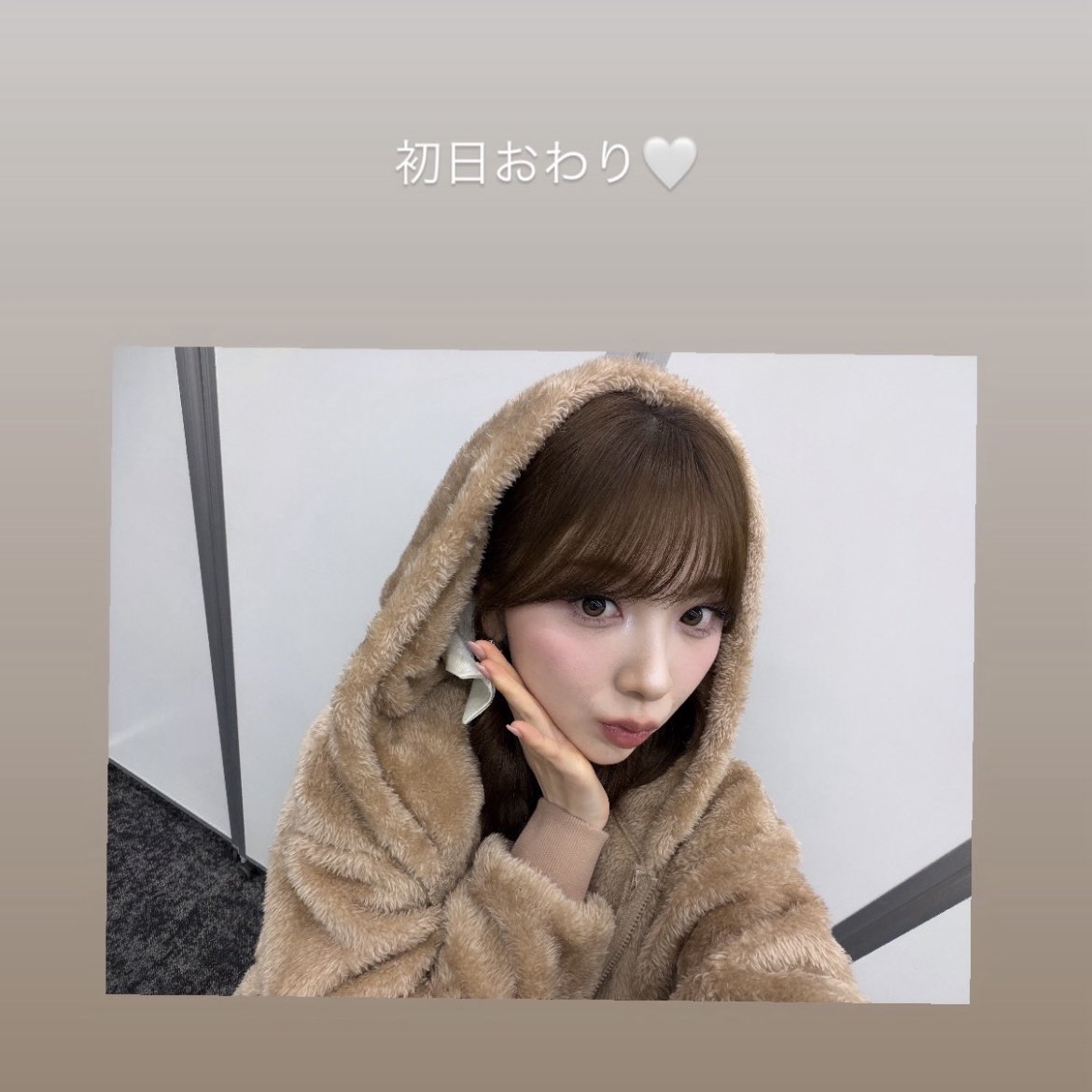 フーディを購入しておいて 心から良かったと思いました🧸 ウインクまで