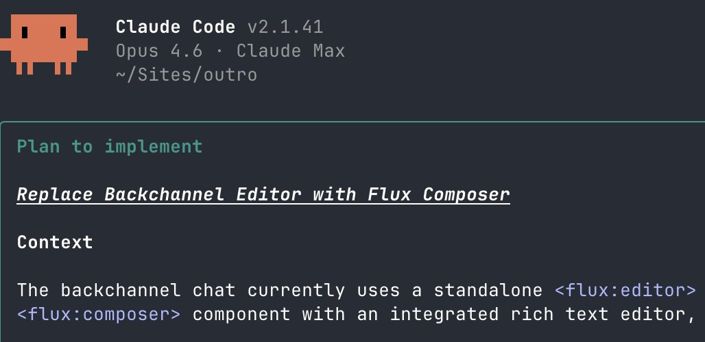 Doing a little weekend cooking on the backchannel 👀