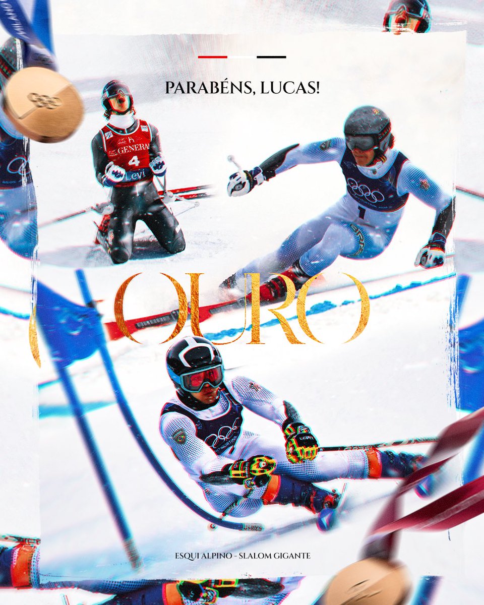 🇧🇷🥇 HISTÓRICO! A primeira medalha do Brasil nos Jogos Olímpicos de Inverno! E veio o ouro com o tricolor Lucas Pinheiro Braathen!

Primeiro lugar no esqui alpino slalom gigante! Parabéns, Lucas! 

#JogosOlímpicosDeInverno
#VamosSãoPaulo 🇾🇪