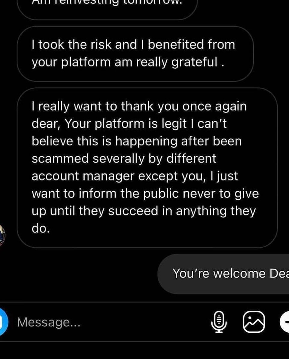AshleyO61822's tweet photo. Trading has been the best legit way to earn money online with your system any where in the world. just follow our platform today and start earning maximum profit in just 5 days of trade. https://t.co/6uh5ynhlAo