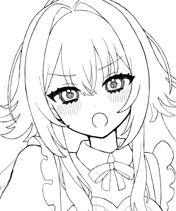 バレンタイン間に合わないのでとりあえず変更したお顔だけ載せます😢 