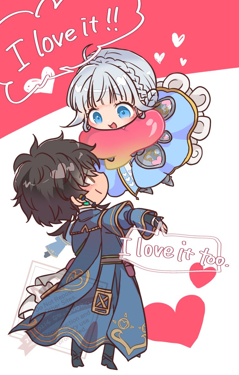 【スターオーシャン6】
アベレティ

「Happy Valentine's Day!!」

等身大のレティを受け止めれるのは
きみしかおらんやで、アベラルド！(割と真面目に)