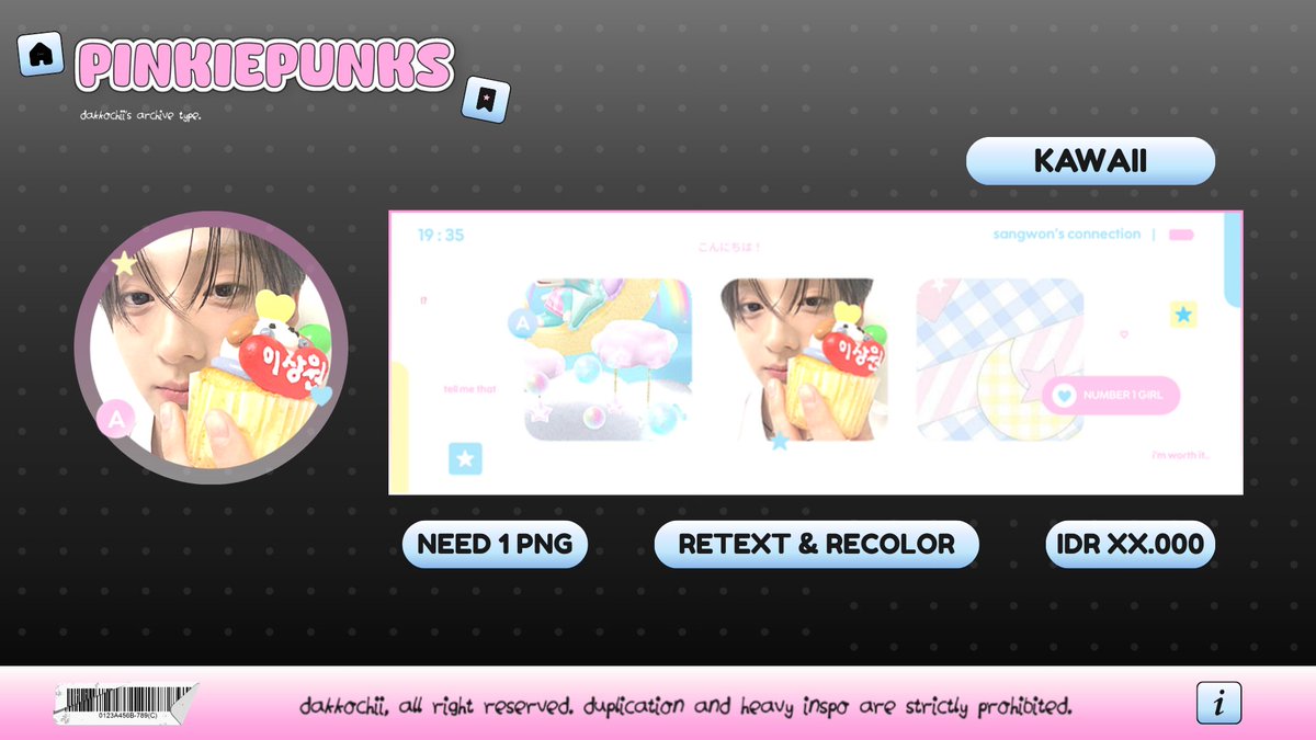 dakkochii's tweet image. halo, teman-timun! karena aku memutuskan untuk berhenti berjualan Layout, jadi aku mau jual beberapa pilihan catalog ku as template. price nya murce bangett. Untuk detailnya bisa dilihat di reply yaa. 💖

#zonauang #zonaba #zonajajan. template layout.