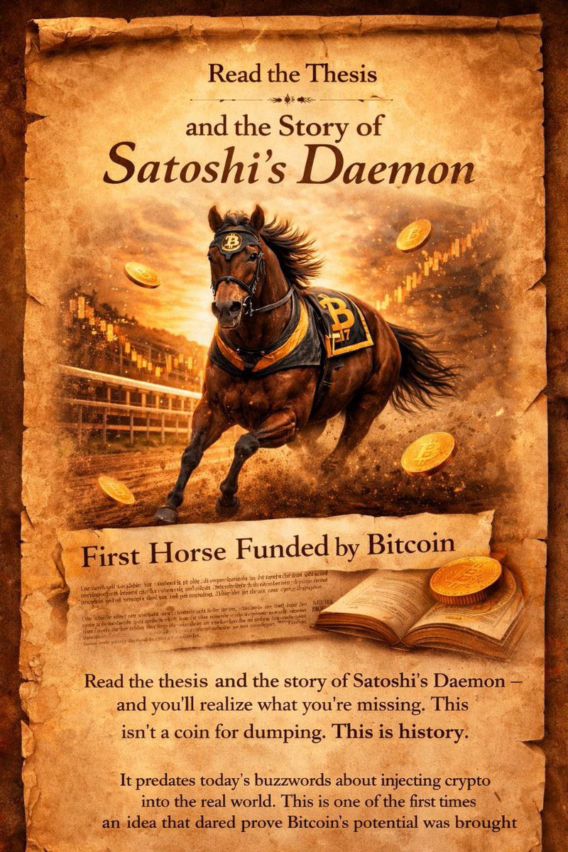 <a href="/CoinMarketCap/">CoinMarketCap</a> Only SATOSHI DAEMON HORSE 👌
#Daemon. Bought with 5000 BTC in 2009

<a href="/SatoshiDaemon/">Satoshi Daemon</a>