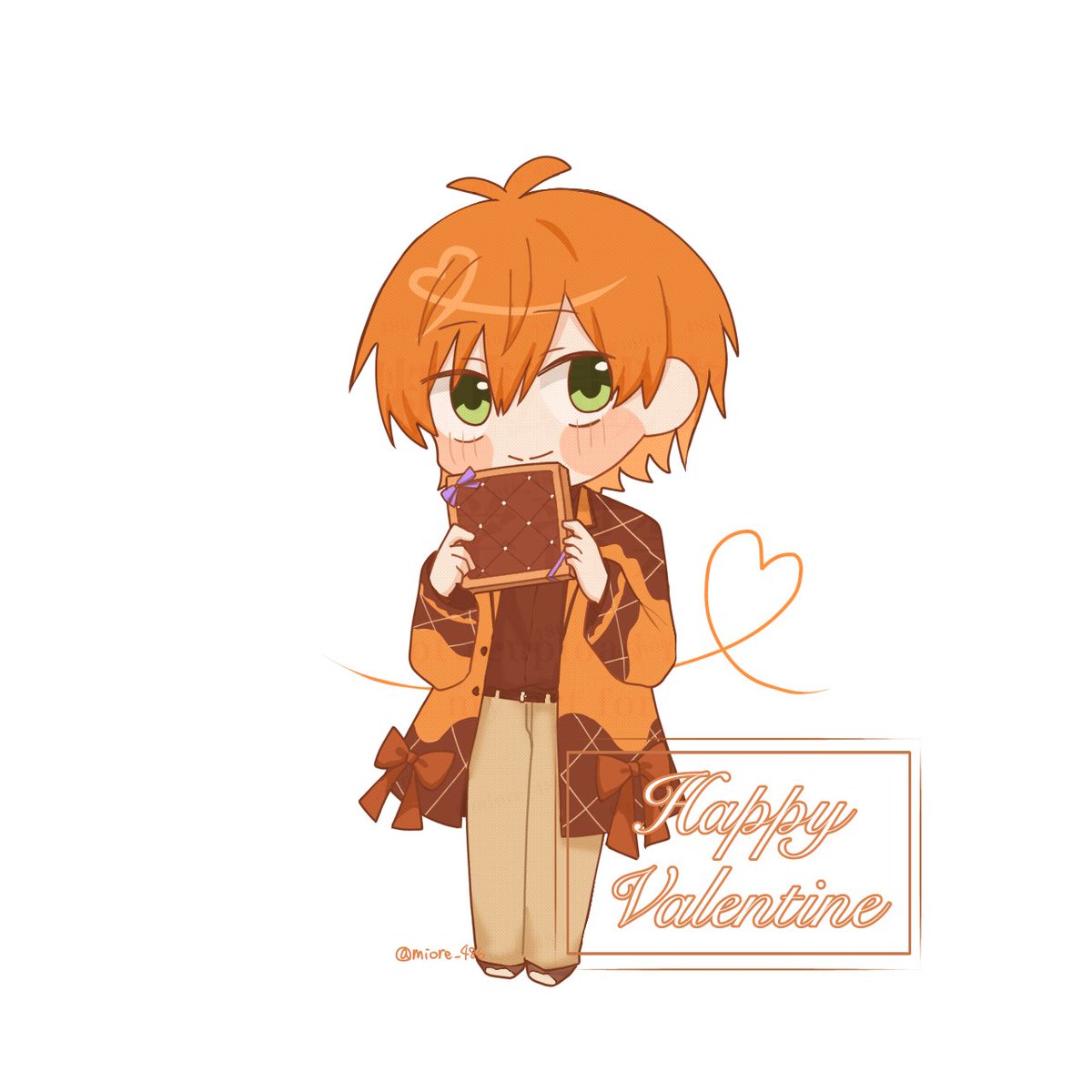 🍫🧡ハッピーバレンタイン🧡🍫 #ジェルくん #ジェルぎゃらりー