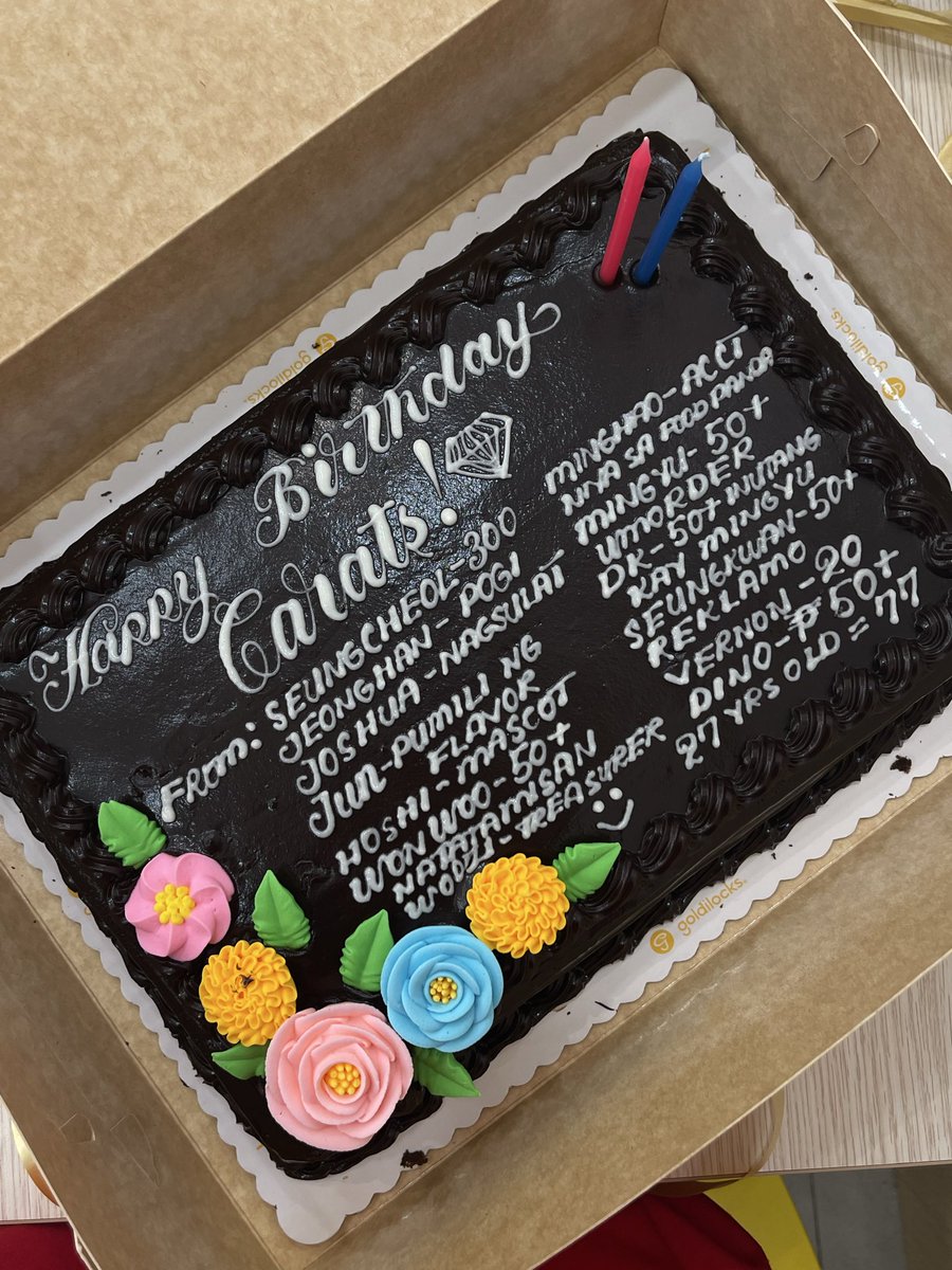 HAPPY CARAT'S DAY!!!! 🩷🩵 thank you so much kay kuya from Goldilock's Megamall😭😭😭😭