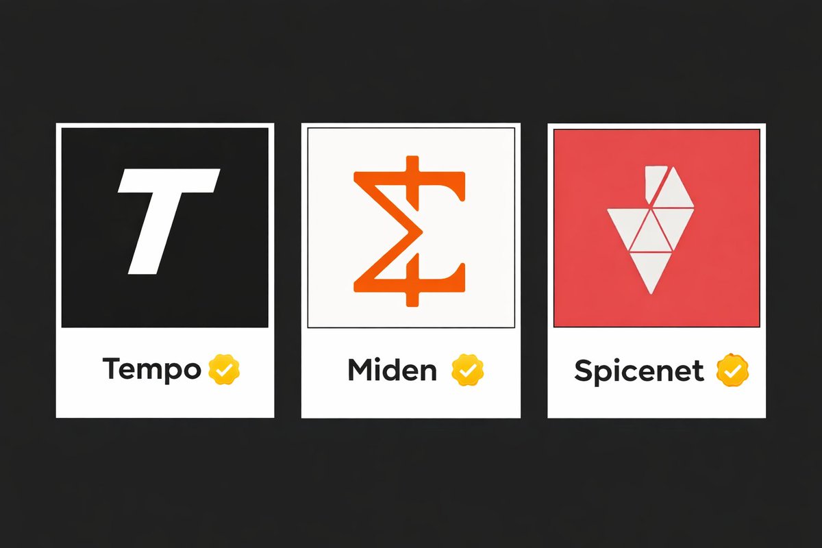 Testnet Airdrops You Shouldn’t Ignore 👇

>Tempo (<a href="/tempo/">Tempo</a>)
 Raised $500M at $5B valuation from Tier-1 investors.
Guide: 
x.com/rajsh7894/stat…

>Miden (<a href="/0xMiden/">Miden</a>)
Raised $25M from Tier-1 investors, with a16z leading.
Guide: 
x.com/rajsh7894/stat…

>Spicenet (<a href="/spicenet/">Spicenet</a>)
Raised