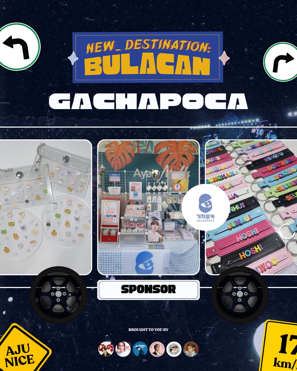 ROLLING WITH OUR NEW SPONSOR 🚌✨

Poca holders, stickers, keyrings &amp; more 💎 Spin the famous gachapon at <a href="/gachapoca/">Gachapoca</a> for surprise goodies! 🎁

CHECK THEM OUT 🛒
FB | fb.com/gachapoca

#SEVENTEEN_NEW_IN_BULACAN
#NEW_BULACAN #NEW_BULACAN_BUS