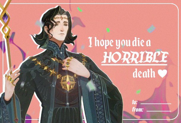 ilsahaara's tweet photo. happy valentines day from cyran afk journey 🫡 https://t.co/LN2Nzkg60Q