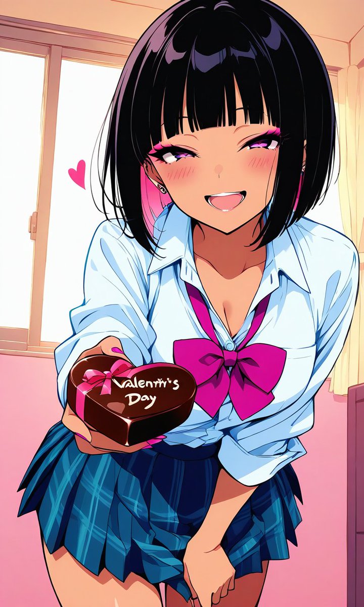 ｢これ、あげる、、💗｣ 
#AIバレンタインフェス