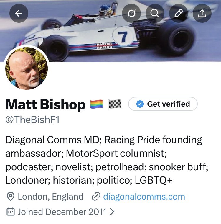 Matt Bishop 🏳️‍🌈 🏁 tweet media
