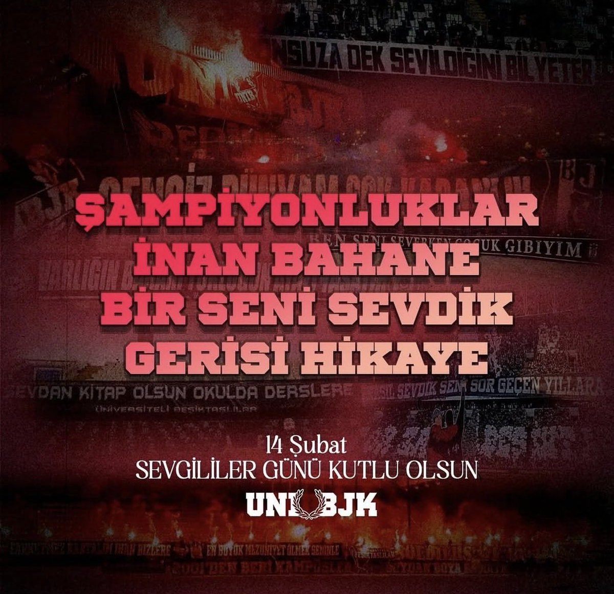 ŞAMPİYONLUKLAR İNAN BAHANE BİR SENİ SEVDİK GERİSİ HİKAYE!
#UNIBJK