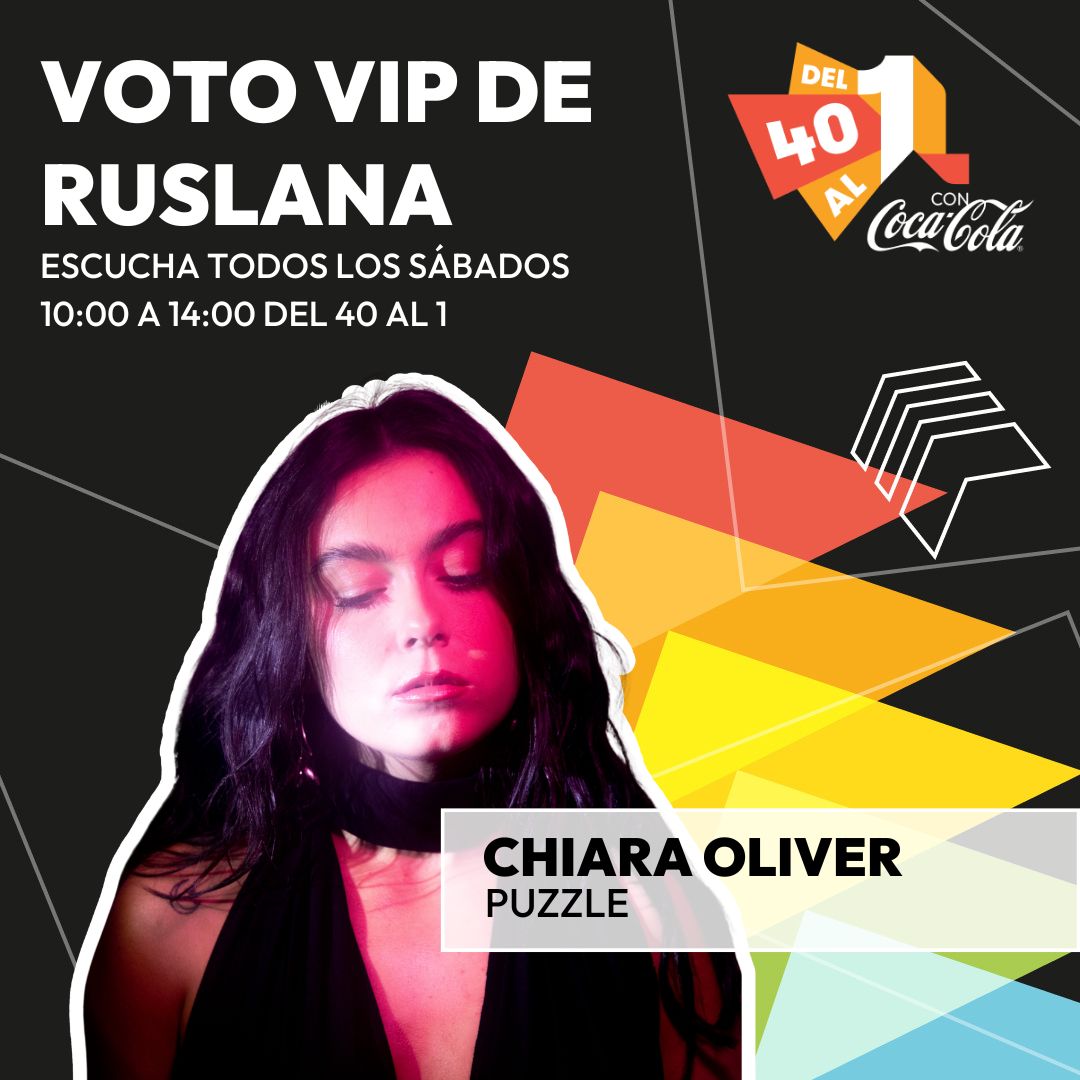 🎶¡El VOTO VIP de <a href="/Ruslaanaaaa/">RUSLANA</a> es para <a href="/chiaraoliver/">chiara oliver</a> en #Del40al1CocaCola!

Oye, ¿para cuando una colaboración entre vosotras? creo que lo necesitamos yaaaaa 😍